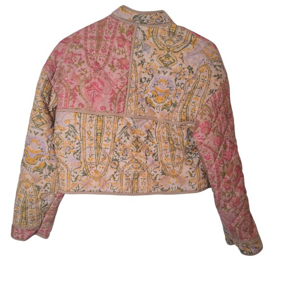 Floral Quilted Jacket Xs - Picture 2 of 2